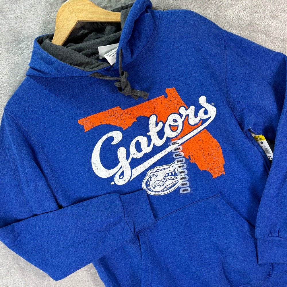 Florida Gators Pro-Ads Sports Men's Hoodie Blue‎ Graphic Pullover Sz Sm NCAA NWT